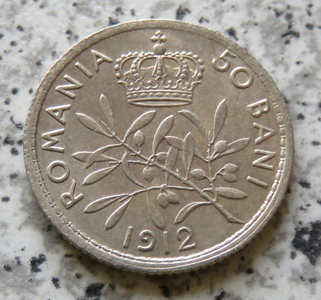  Rumänien 50 Bani 1912   