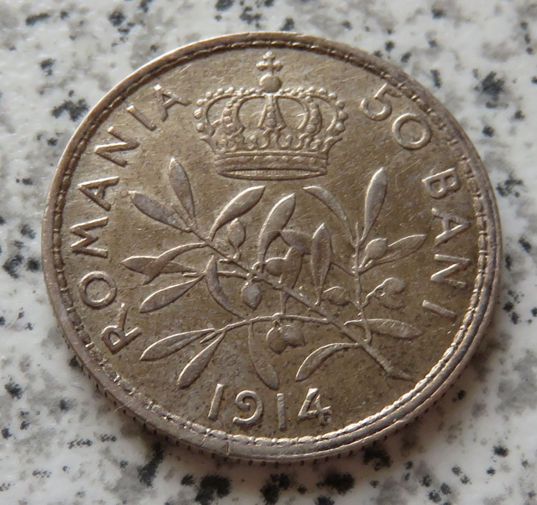  Rumänien 50 Bani 1914   
