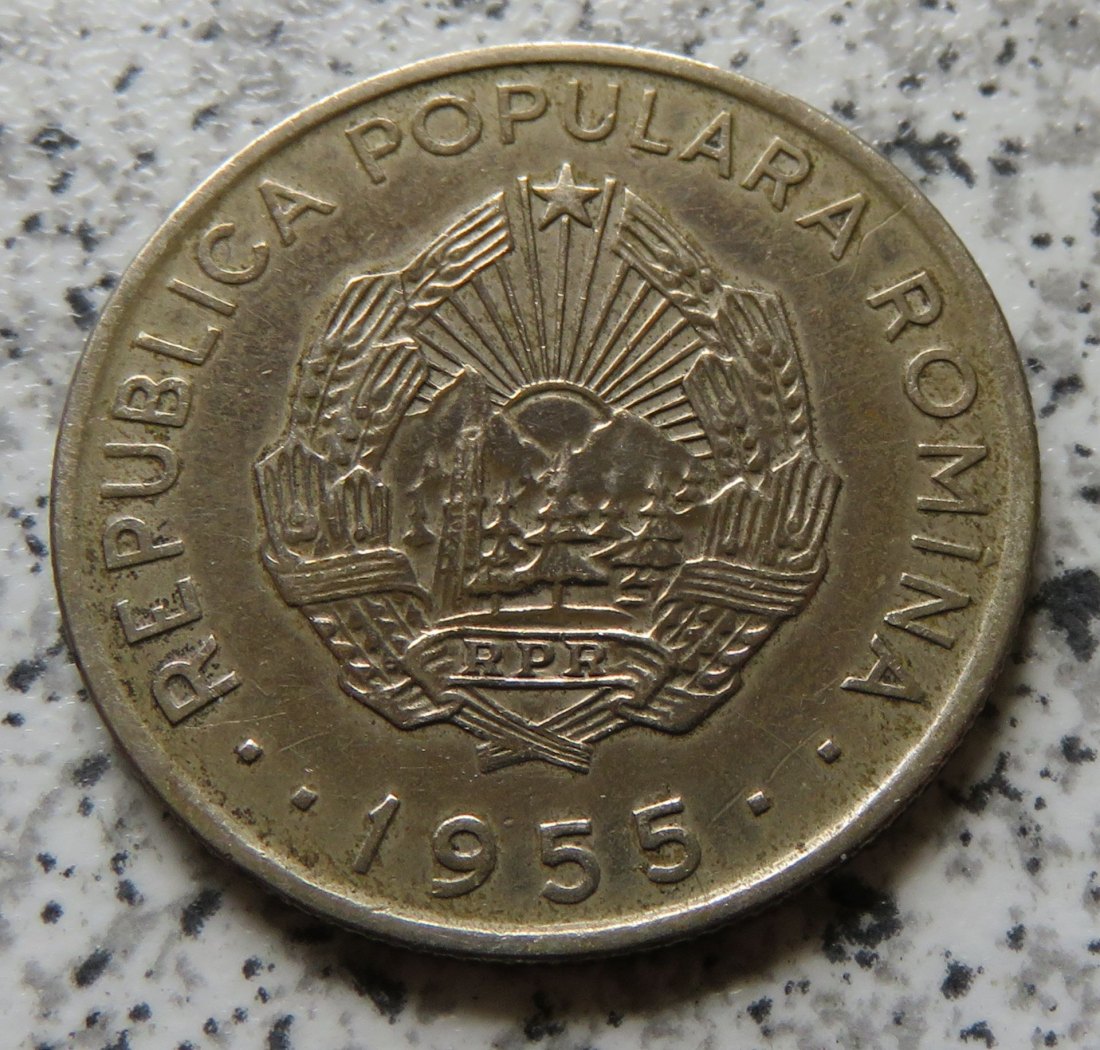  Rumänien 50 Bani 1955, besser   