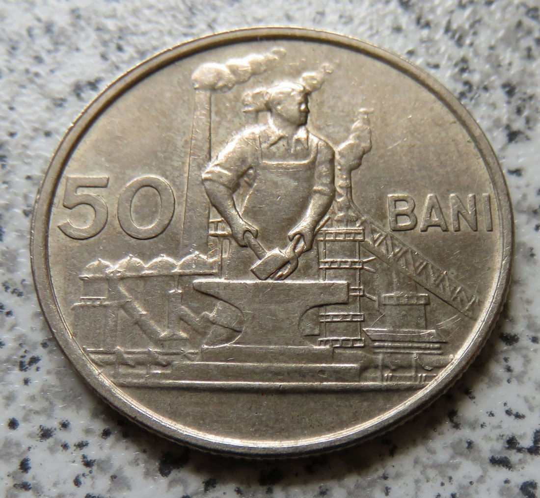 Rumänien 50 Bani 1956   