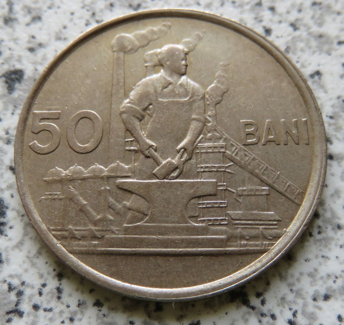  Rumänien 50 Bani 1956   