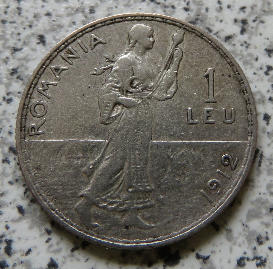  Rumänien 1 Leu 1912   