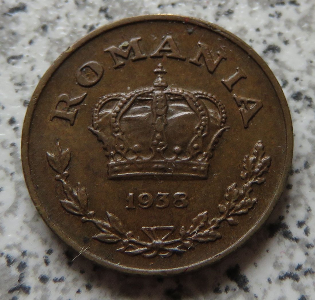 Rumänien 1 Leu 1938   