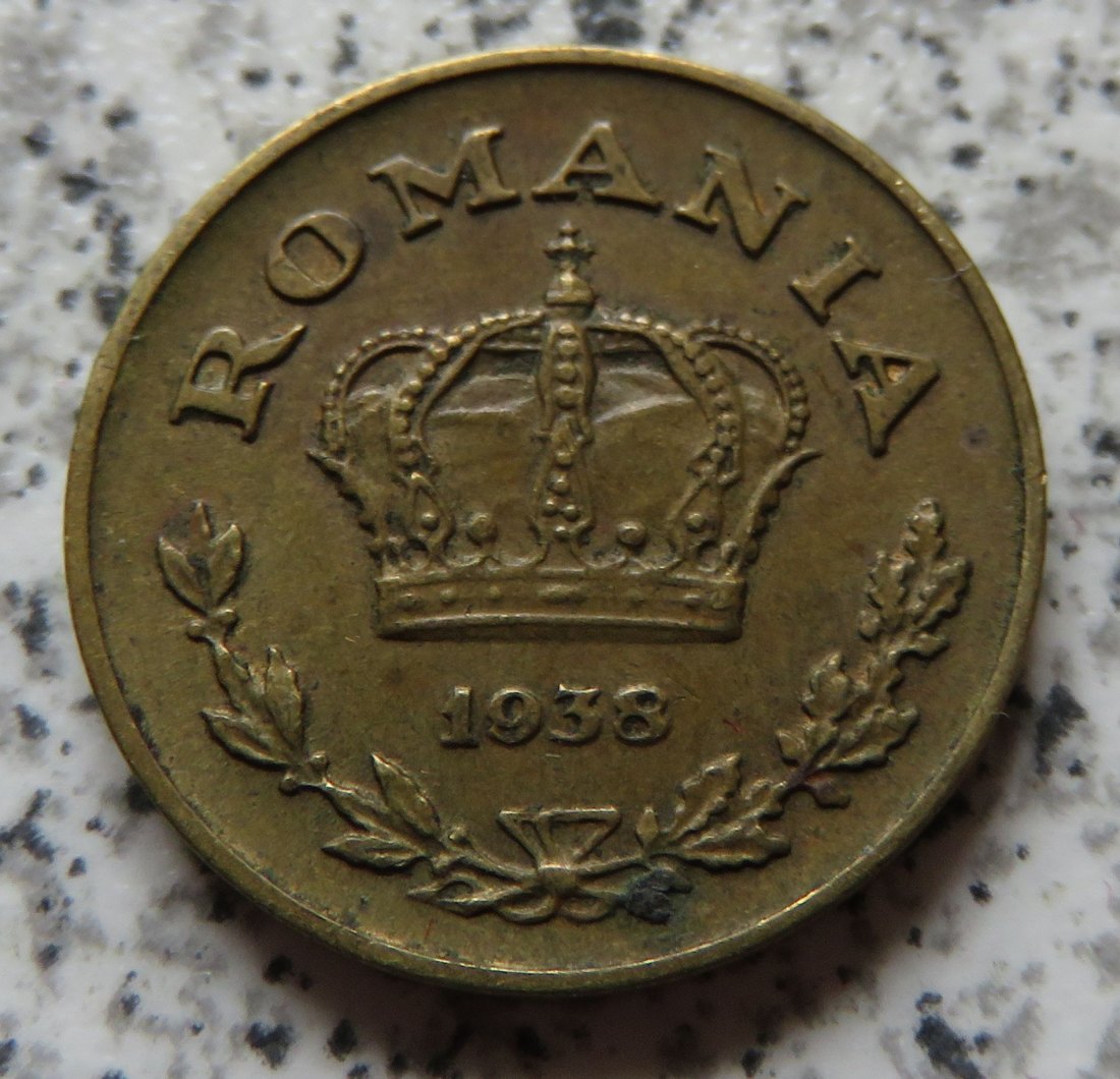  Rumänien 1 Leu 1938   