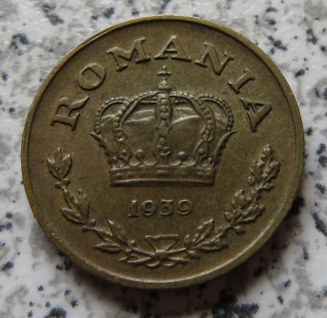  Rumänien 1 Leu 1939   