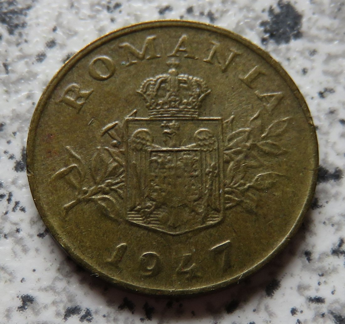  Rumänien 1 Leu 1947   
