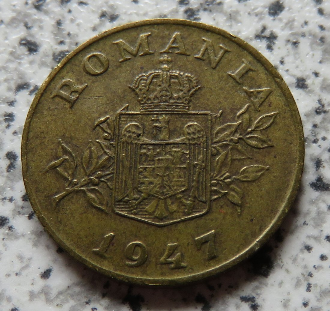  Rumänien 1 Leu 1947   