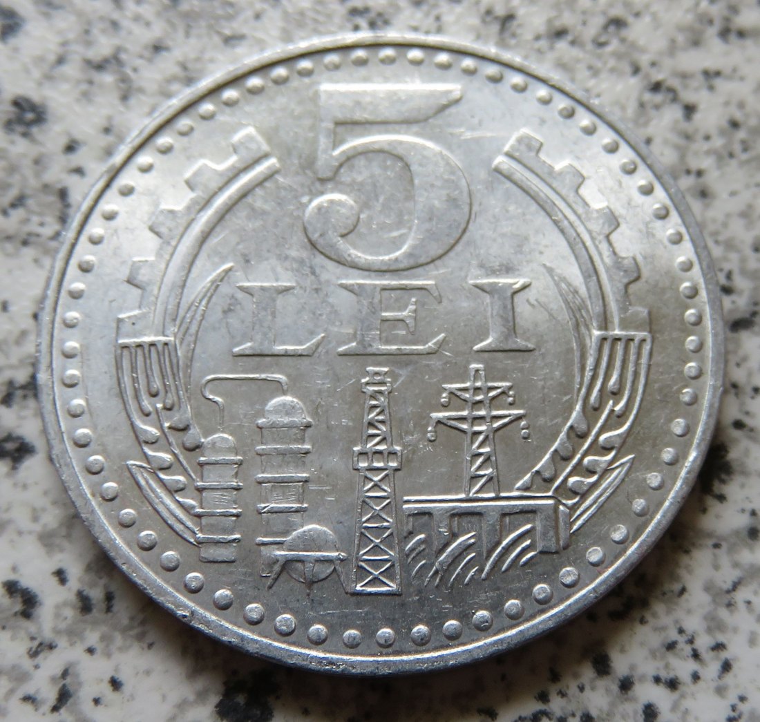  Rumänien 5 Lei 1978   