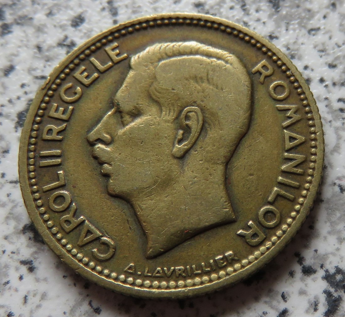  Rumänien 10 Lei 1930 Münzzeichen (Paris)   