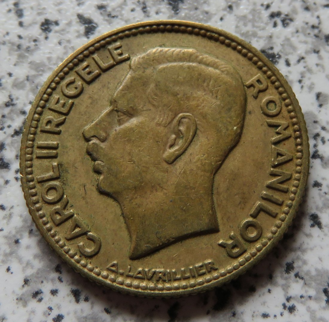  Rumänien 10 Lei 1930 Münzzeichen (Paris)   