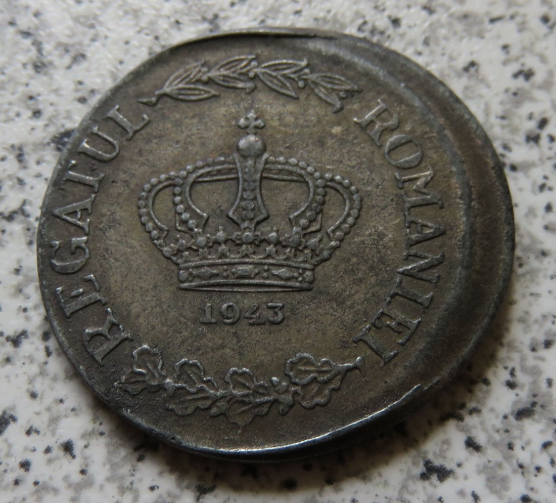  Rumänien 20 Lei 1943, Verprägung   