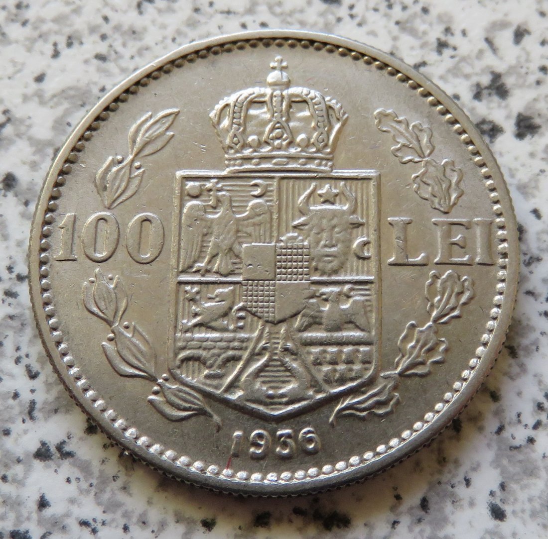  Rumänien 100 Lei 1936   