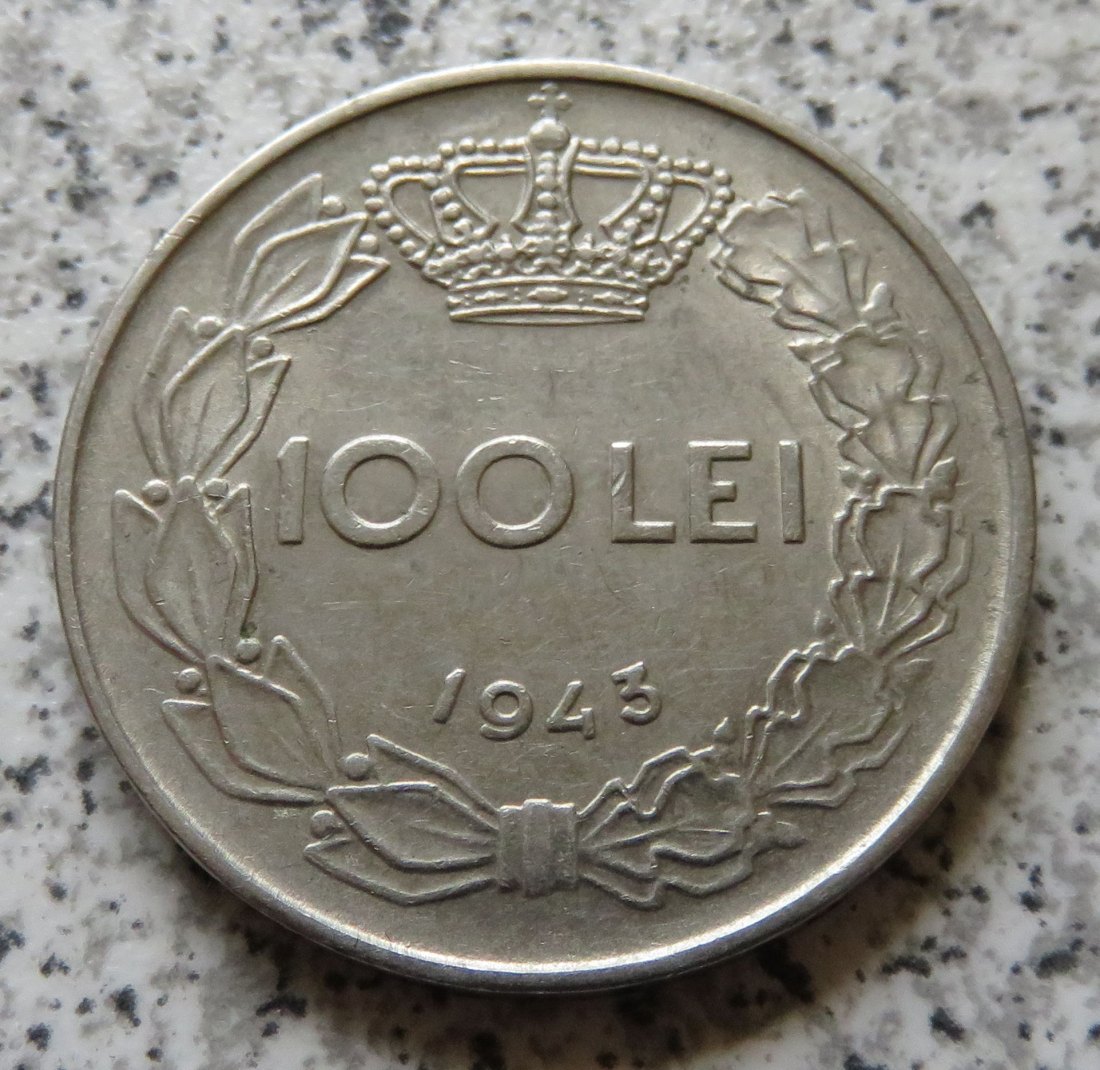 Rumänien 100 Lei 1943   