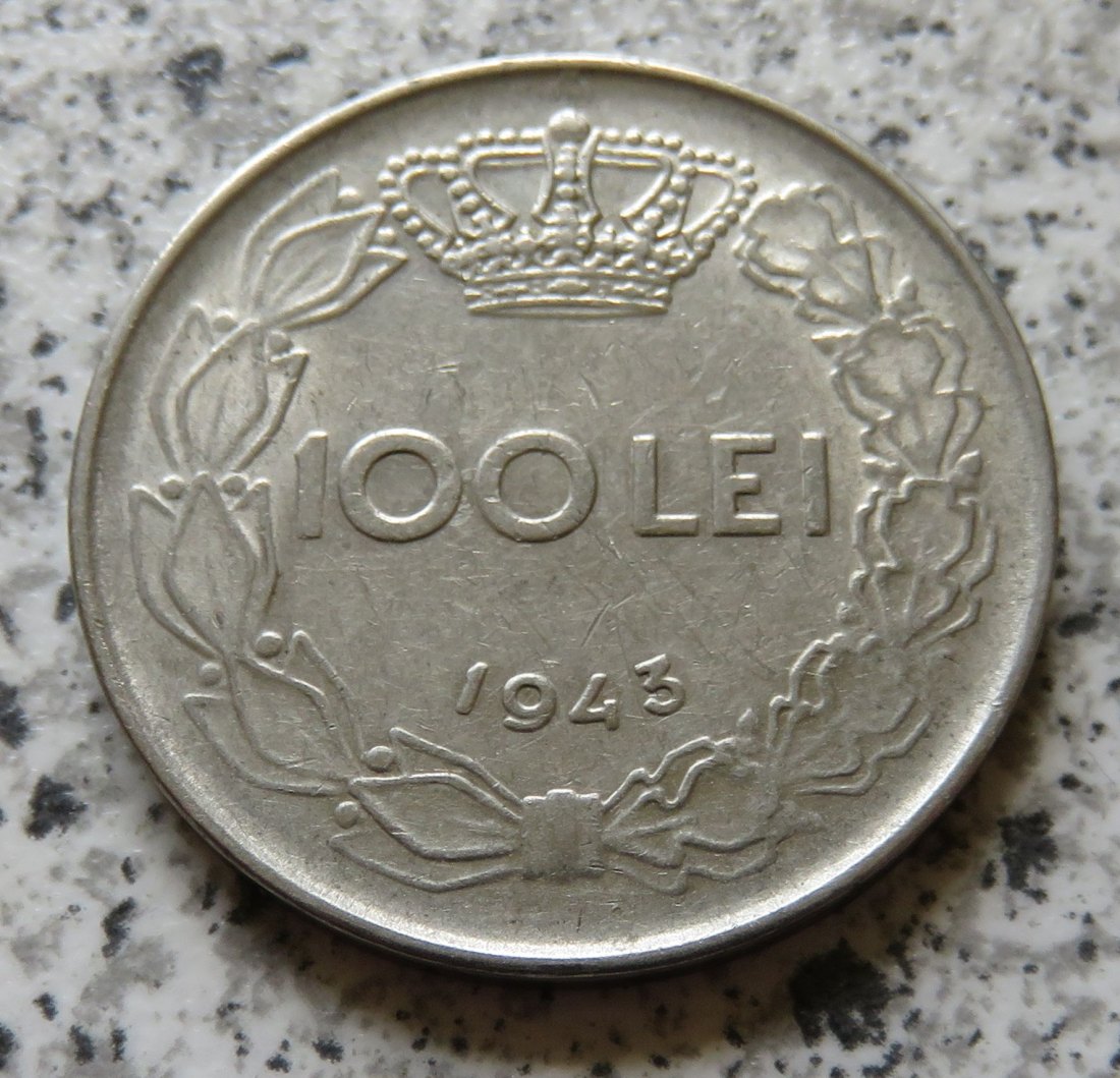  Rumänien 100 Lei 1943   