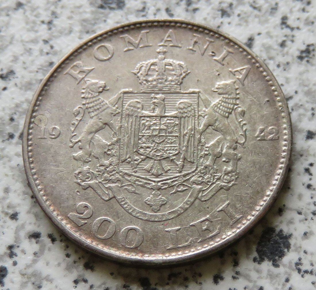  Rumänien 200 Lei 1942   