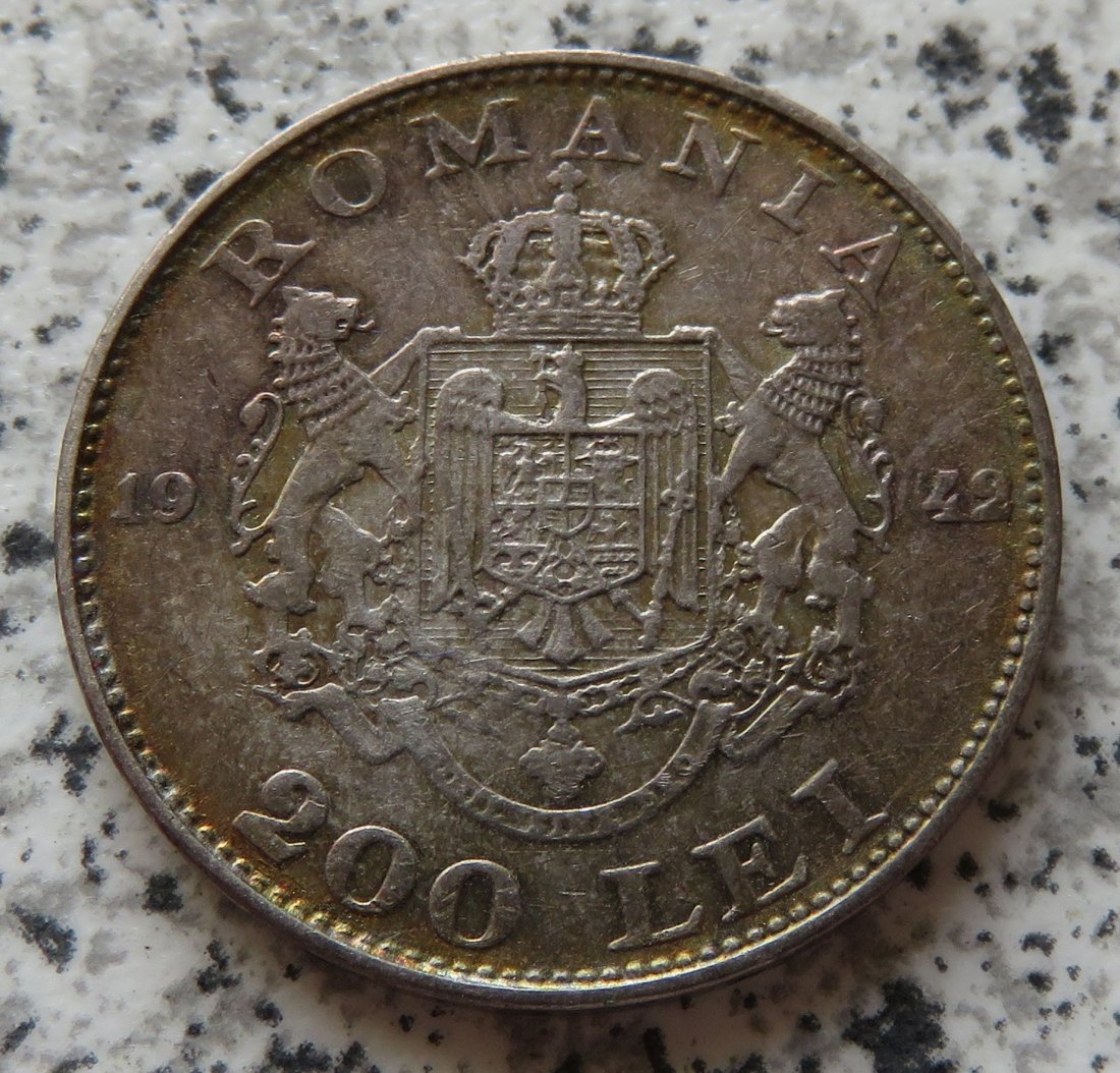  Rumänien 200 Lei 1942   