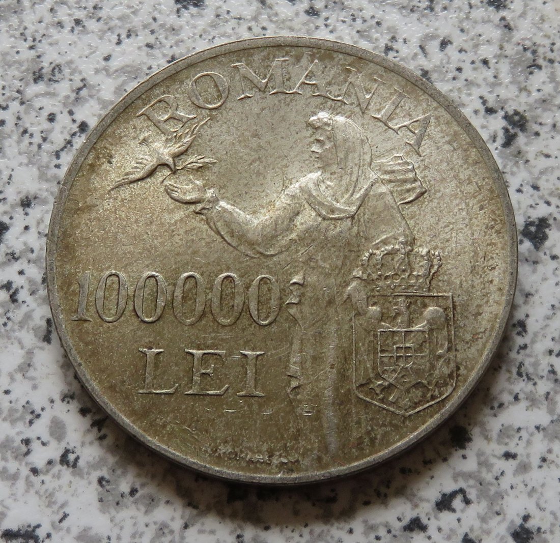  Rumänien 100000 Lei 1946   