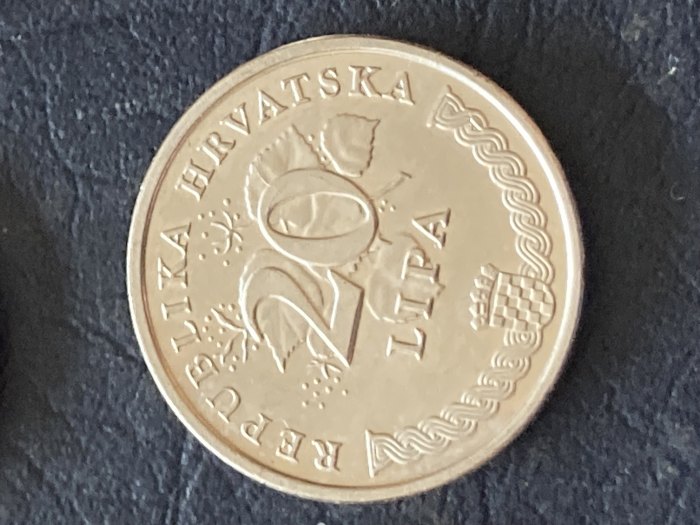 Münzen Münze Umlaufmünze Kroatien 20 Lipa 2007