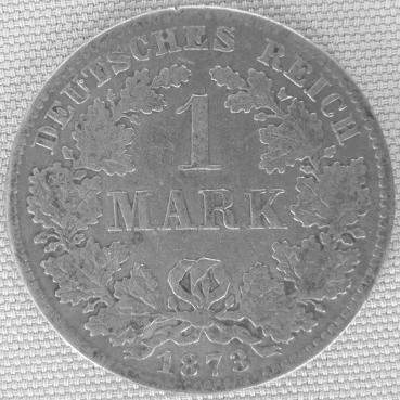  Kaiserreich, 1 Mark 1873 C   