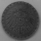  Kaiserreich, 10 Pfennig 1916 Eisen ohne Münzzeichen, Jäger 298   