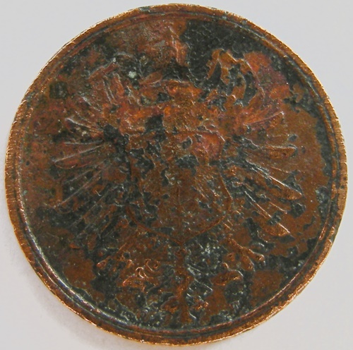  Kaiserreich, 2 Pfennig 1873 F   
