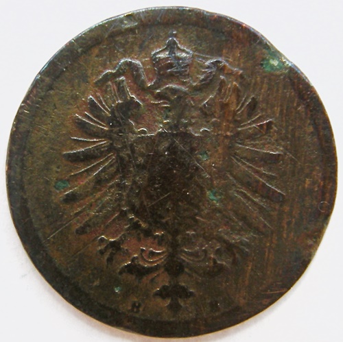  Kaiserreich, 1 Pfennig 1873 B   