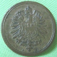  Kaiserreich, 1 Pfennig 1877 H   