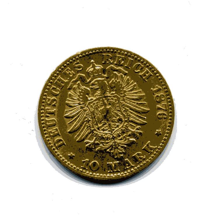  10 Mark Baden 1876 G ss+   