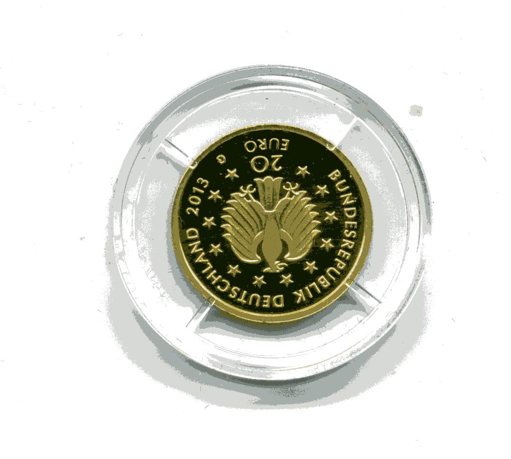  20 Euro 2013 Kiefer G Original Kapsel+Zertifikat   