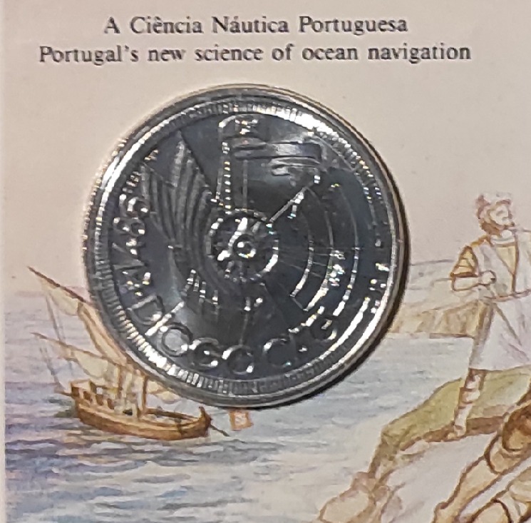  Portugal 100 Escudos 1987, SILBER, Goldenes Alter der portugiesischen Entdecker - Diogo Cao   