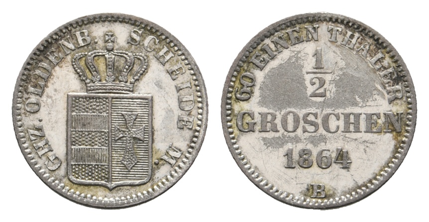 Altdeutschland, Kleinmünze 1864   
