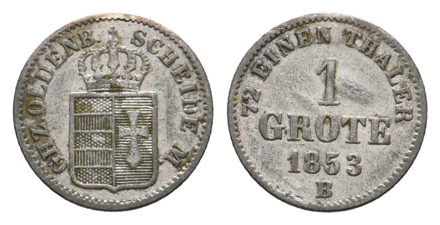  Altdeutschland, Kleinmünze 1853   