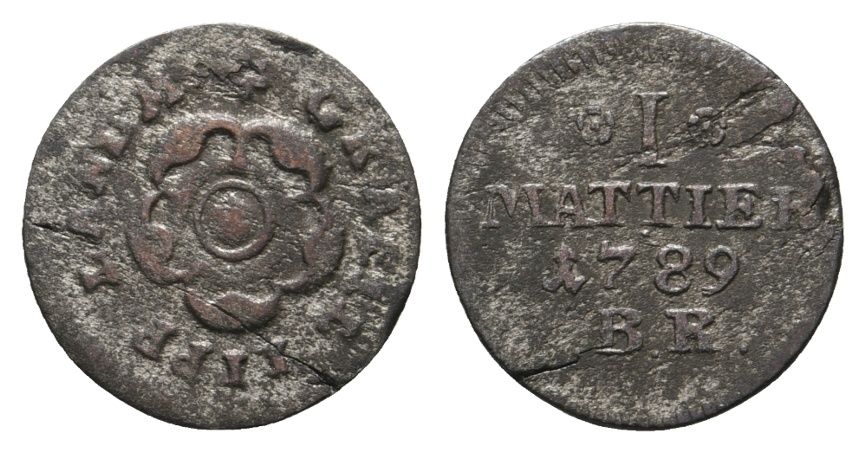  Altdeutschland, Kleinmünze 1789   