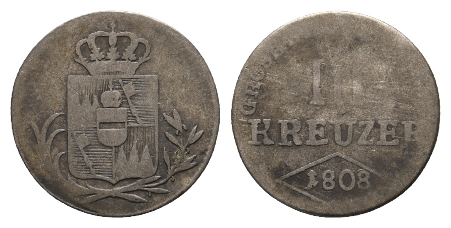  Altdeutschland, Kleinmünze 1808   