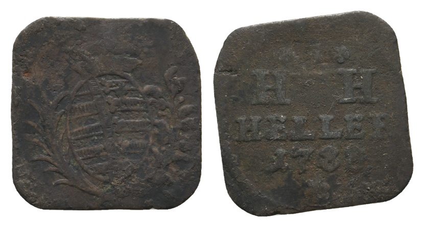  Altdeutschland; Kleinmünze 1788   