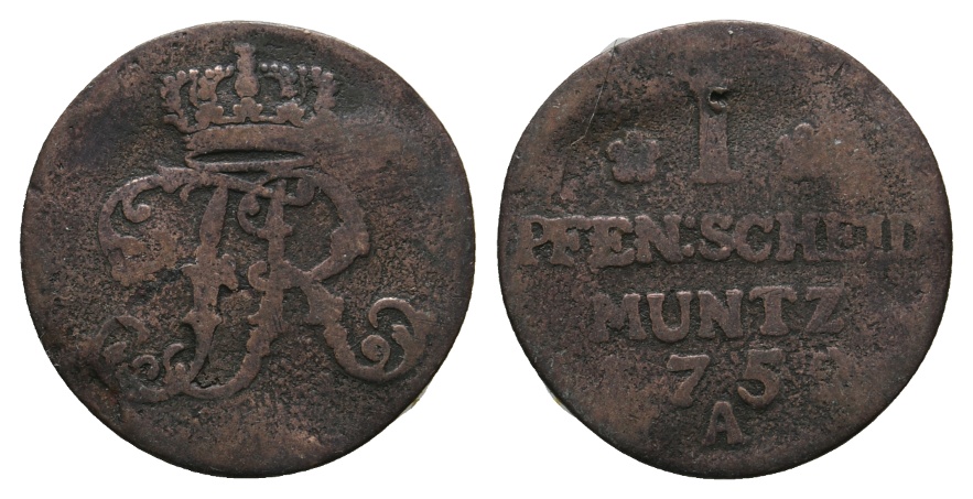  Altdeutschland; Kleinmünze 175?   