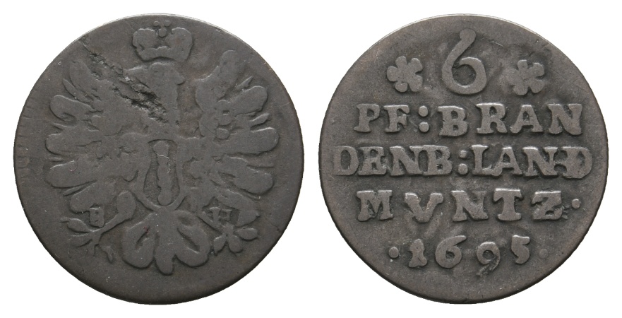  Altdeutschland; Kleinmünze 1695   
