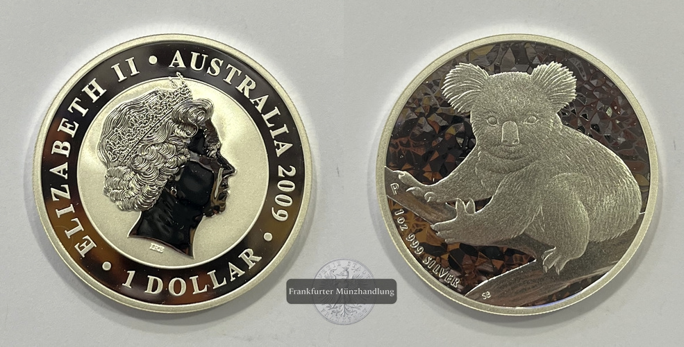  Australien 1 Dollar Koala 2009 FM-Frankfurt KM#1111 Feinsilber: 31,1g   