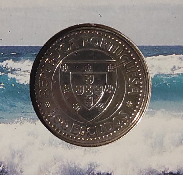  Portugal 100 Escudos 1986. SILBER, Goldene Zeitalter der Entdeckungen der Portugiesen - Gil Eanes   