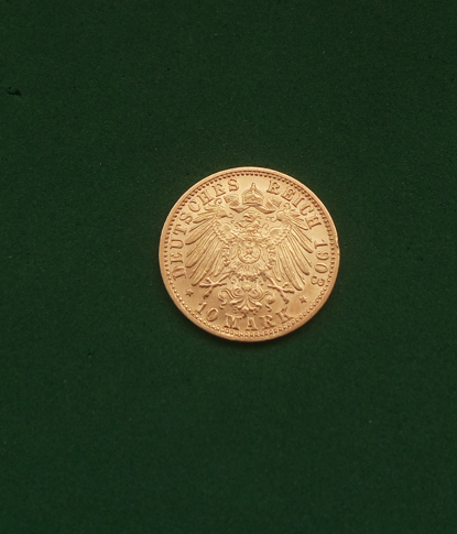  10 Mark 1903 BADEN.   