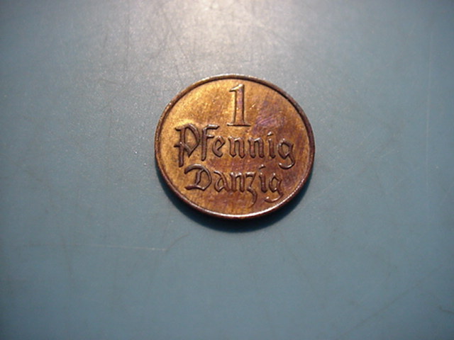 Danzig 1Pfennig 1929