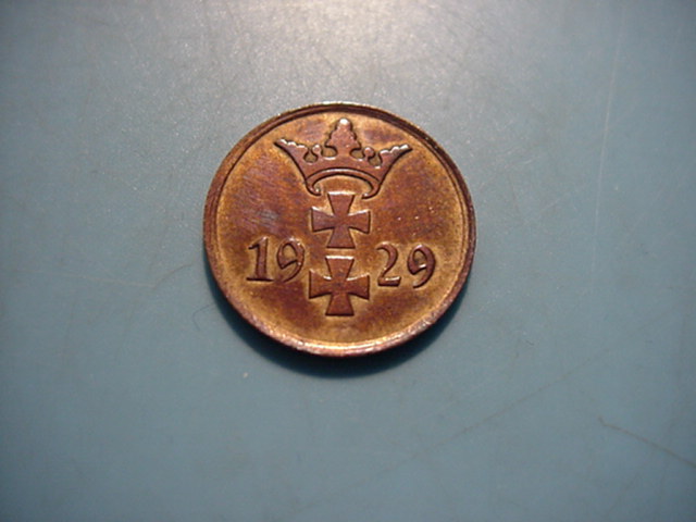  Danzig 1Pfennig 1929   