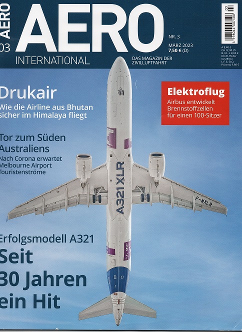  AERO International 03- 2023 Das Magazin der Zivilluftfahrt/ Neupreis: 7,50 EUR/ Wie NEU   