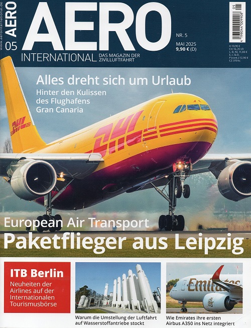  AERO International 05- 2025 Das Magazin der Zivilluftfahrt/ Neupreis: 9,90 EUR/ Wie NEU   
