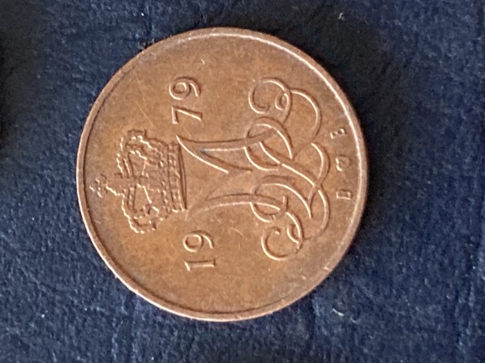  Münze Münze Umlaufmünze Dänemark 5 Öre 1979   