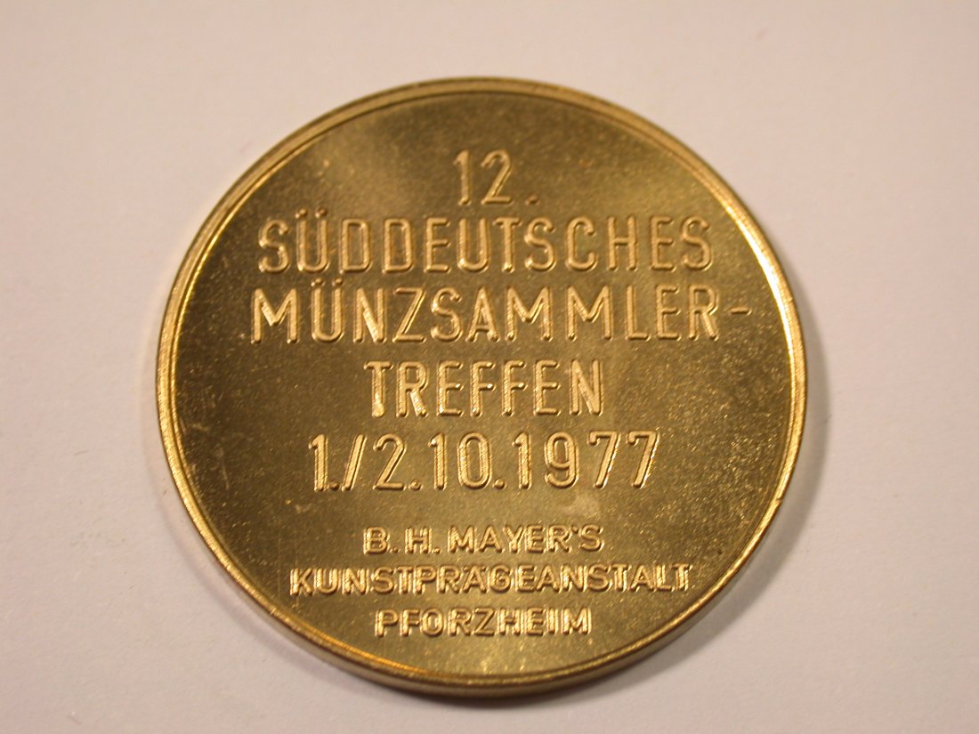  K02 Süddeutsch. Münzsammlertreffen 1977    Originalbilder   