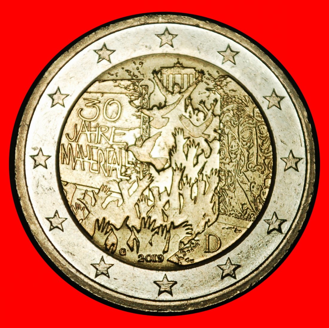 Ⰺ FRANCE: GERMANY ★ 2 EUROS 2019G BADEN-WUERTTEMBERG! NON-PHALLIC 2008-2026★LOW START ★ NO RESERVE!