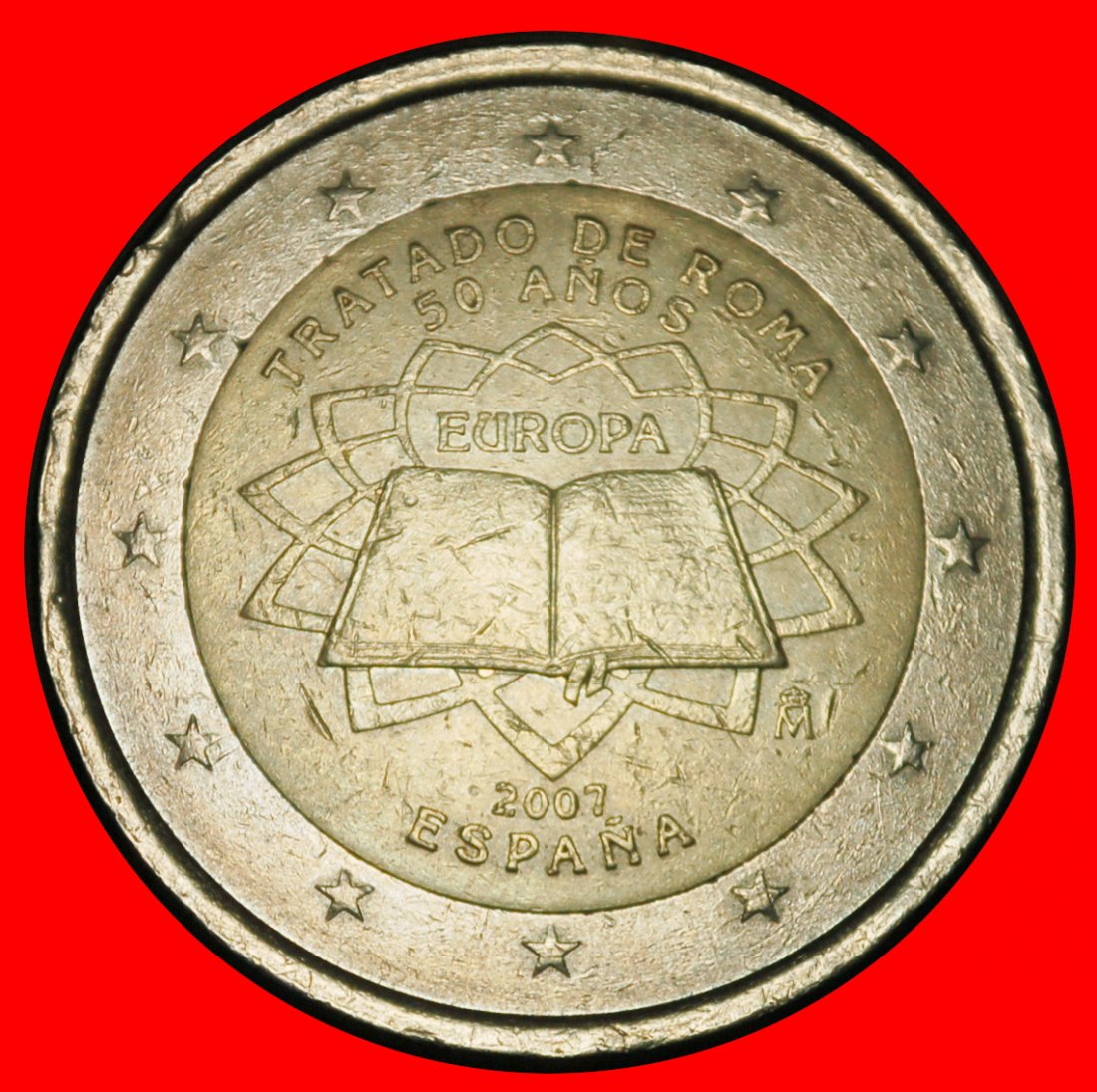  Ⰺ BOOK AUSTRIA: SPAIN★2 EUROS 2007 JUAN CARLOS I 1975-★NON-PHALLIC 2007-2026★LOW START ★ NO RESERVE!   