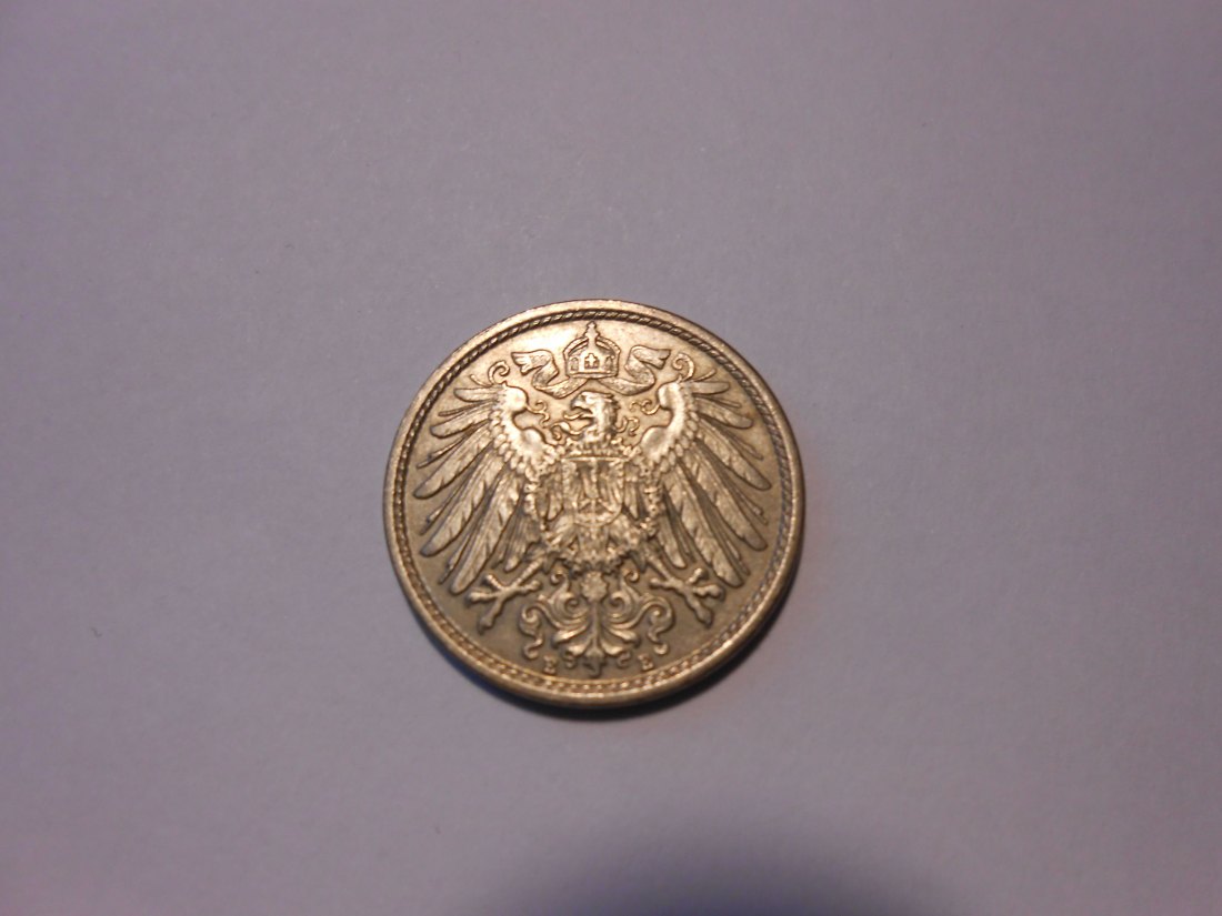 Kaiserreich 10 Pfennig 1907 E   