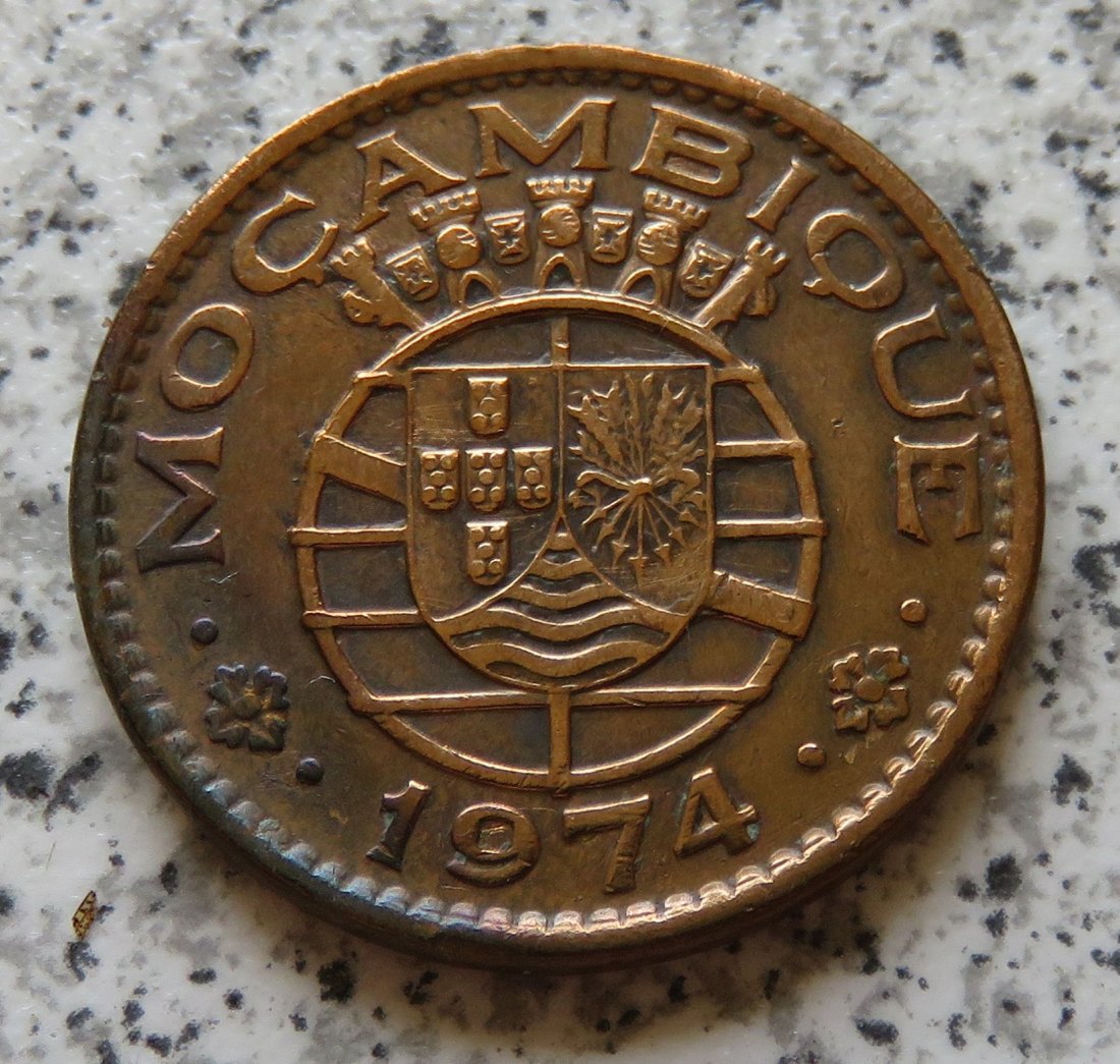  Mosambik 1 Escudo 1974   